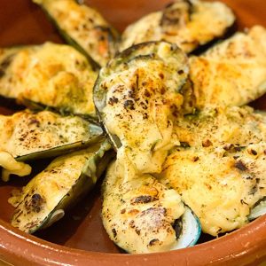 Mejillones al horno